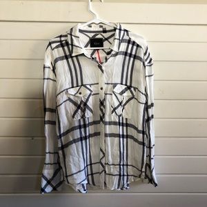 Free People - Rails Plaid Top